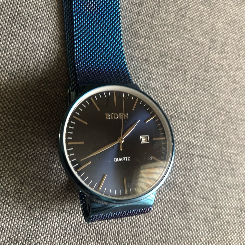 Men’s blue watch